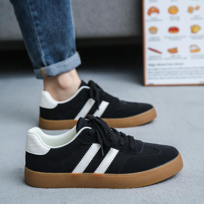 

Men s shoes trendy shoes 2025 spring new low-top canvas shoes men s versatile moral training shoes boys casual board shoes 44