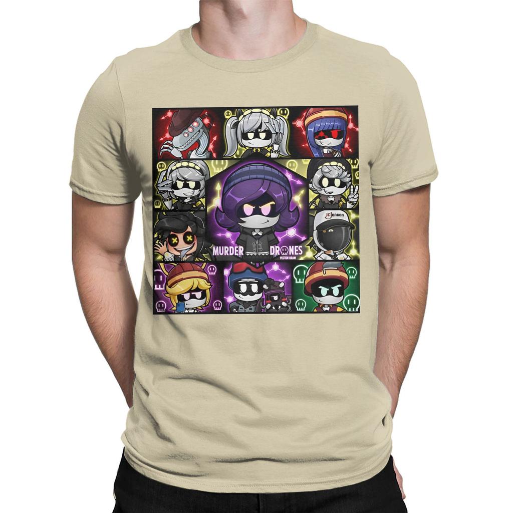 Mens Womens Murder Drones Fanart Chibis T Shirt Cotton New Arrival T-Shirt Uzi Doorman Top Clothing