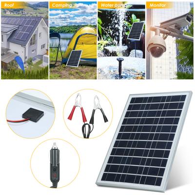 Set de kit panouri solare flexibile 60W DC 5V/18V IP65 Rezistenta la apa/Clip din aligatoe DC/ 1 * masina
