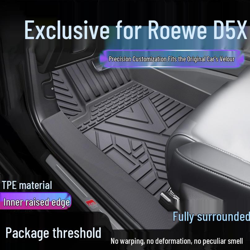 

Roewe D5X TPE Waterproof Floor Mats & Dirt-Resistant Door Sill Cover Single Layer Upgrade