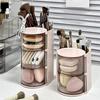 Stojan na štětce na make-up Úložný box Velká kapacita Otočný design Víceúčelový Organizér na náušnice, náramky a vlasové doplňky