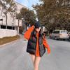 Autumn and Winter New Down Cotton Vest Women's Short Coat Loose Versatile Stand-up Collar Cotton Vest Vest Vest Outside