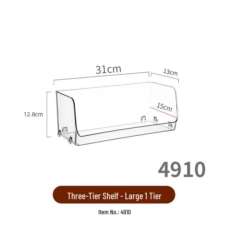Průhledný víceúčelový úložný box na knihy, hračky, svačiny, oblečení, kosmetiku a různé drobnosti