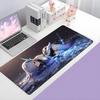 Game Character Genshin Impact Skirk Mouse Pad Large Gaming Mousepad With Thick Stitched Edge NonSlip Desk Mat