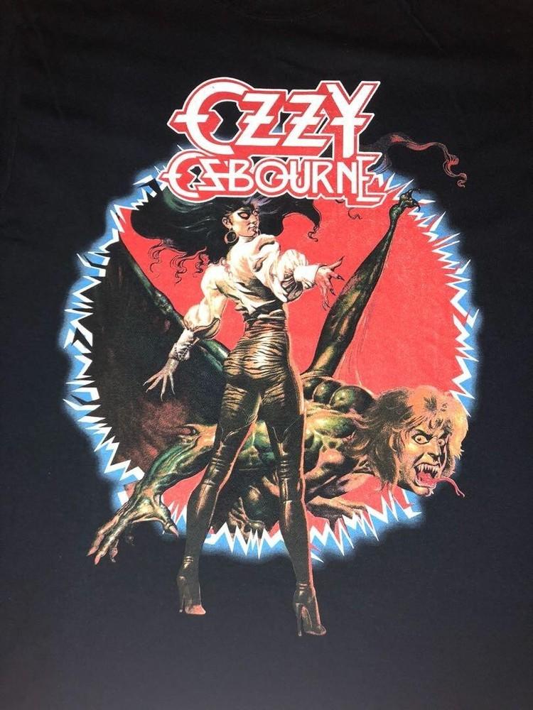 Ozzy Osbourne  The Ultimate Sin Album Black All Size TShirt CH36 Unisex T-Shirt S