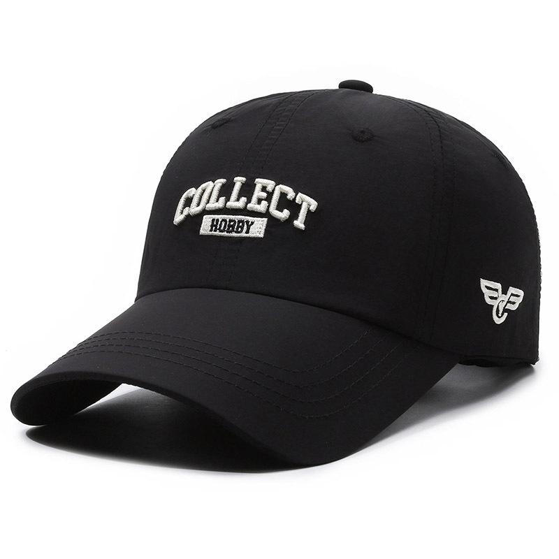 Men Women Cap Summer Quick Dry Cap Mesh Breathable Thin Baseball Cap Outdoor Fishing Sunscreen Hat