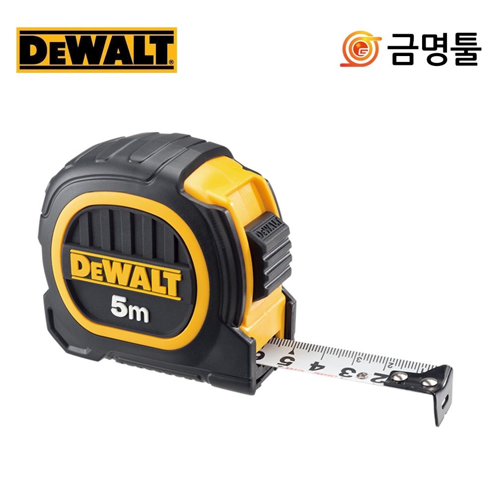 

Рулетка DeWalt DWHT36336L duo для курток, 5 м, 19 мм, двусторонняя рулетка, рамка из АБС-пластика