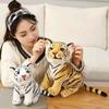 Tiger Doll Tiger Plush Toy Stuffed Soft Wild Animal Forest Tiger Pillow Dolls For Children Birthday Gift