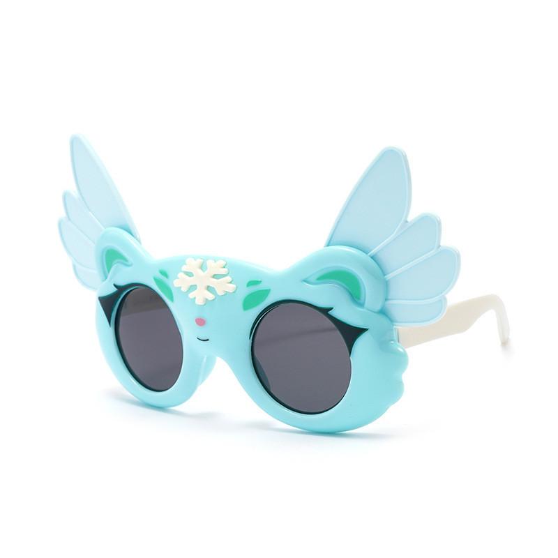 Kids Polarized Sunglasses With Flexible Wings Uv400 For Outdoor Play And Fashion