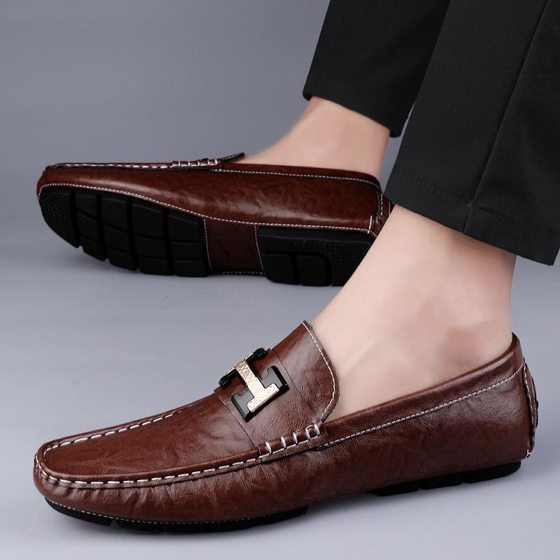 

2025НовыеМужскиеПовседневные иМодныеДеловыеТуфли изКоровьейКожи, КожанаяОбувьРучнойРаботы, МужскаяОбувь, Туфли-Бобы, МужскаяОбувь 45 коричневый