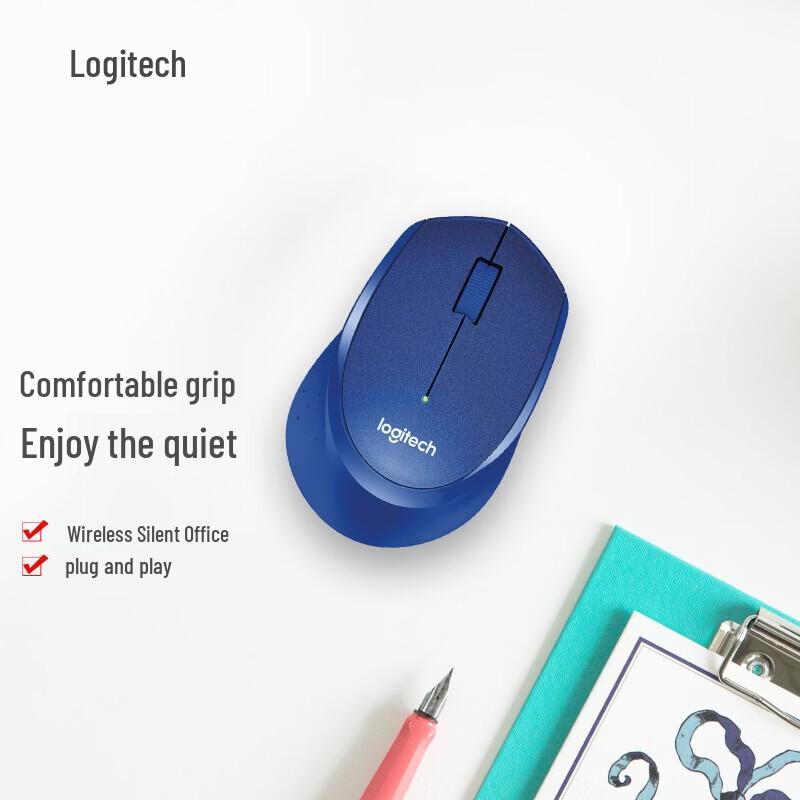 

Logitech M330 Silent Wireless Right-Hand Mouse