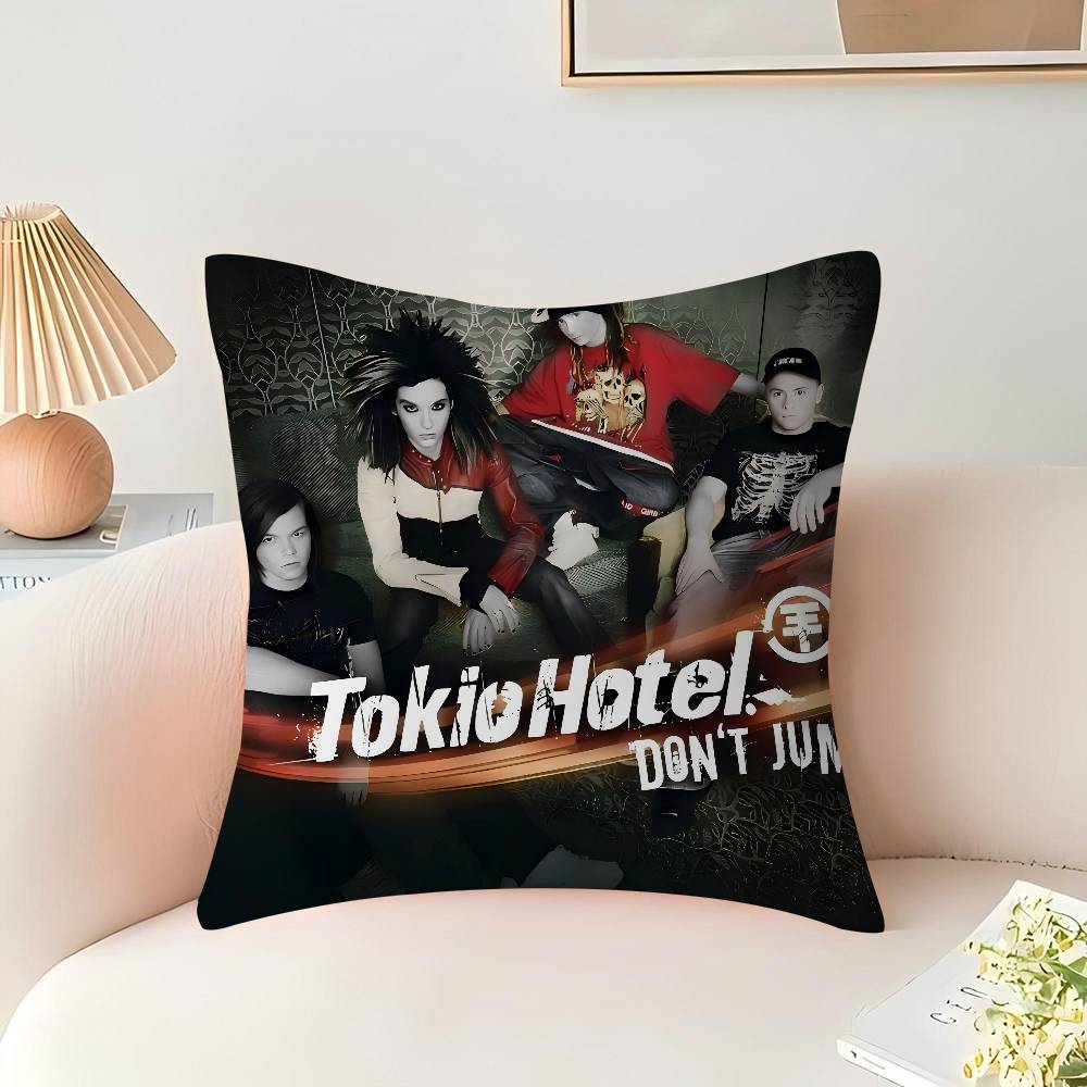 Tokio Hotel 45*45cm Cushion Cover Pillow Cover Decor Pillowcase Home Pillowcase For Couch Pillow
