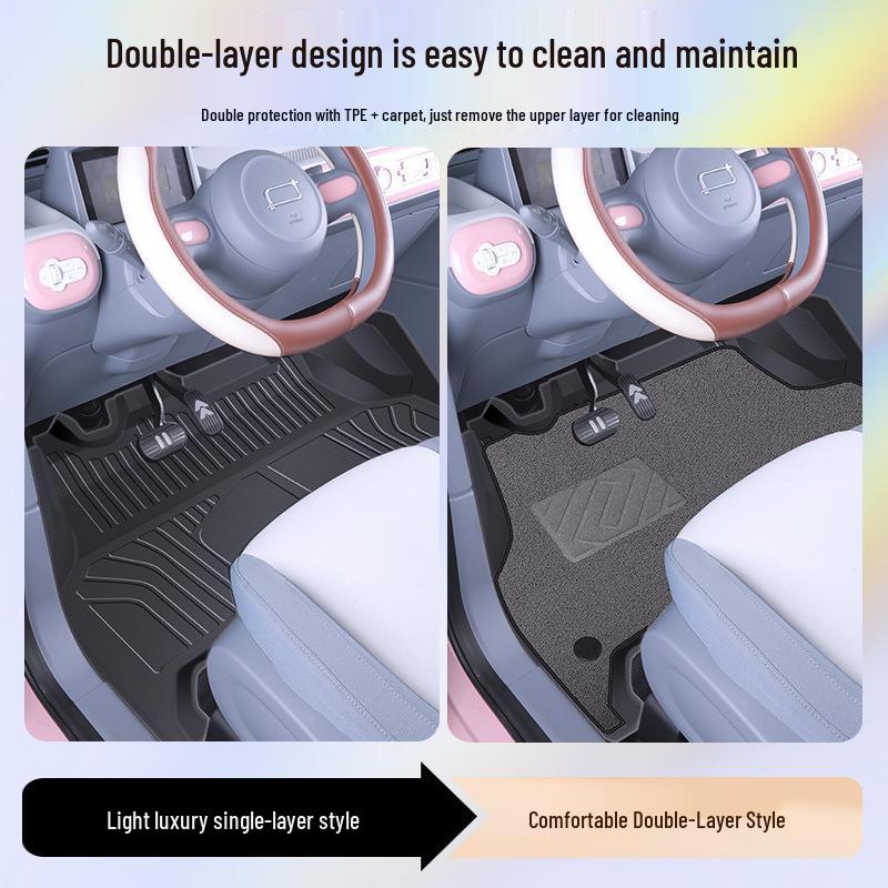 FAW Besturn Xiaoma Car Floor Mats TPE Full Coverage Interior Accessories