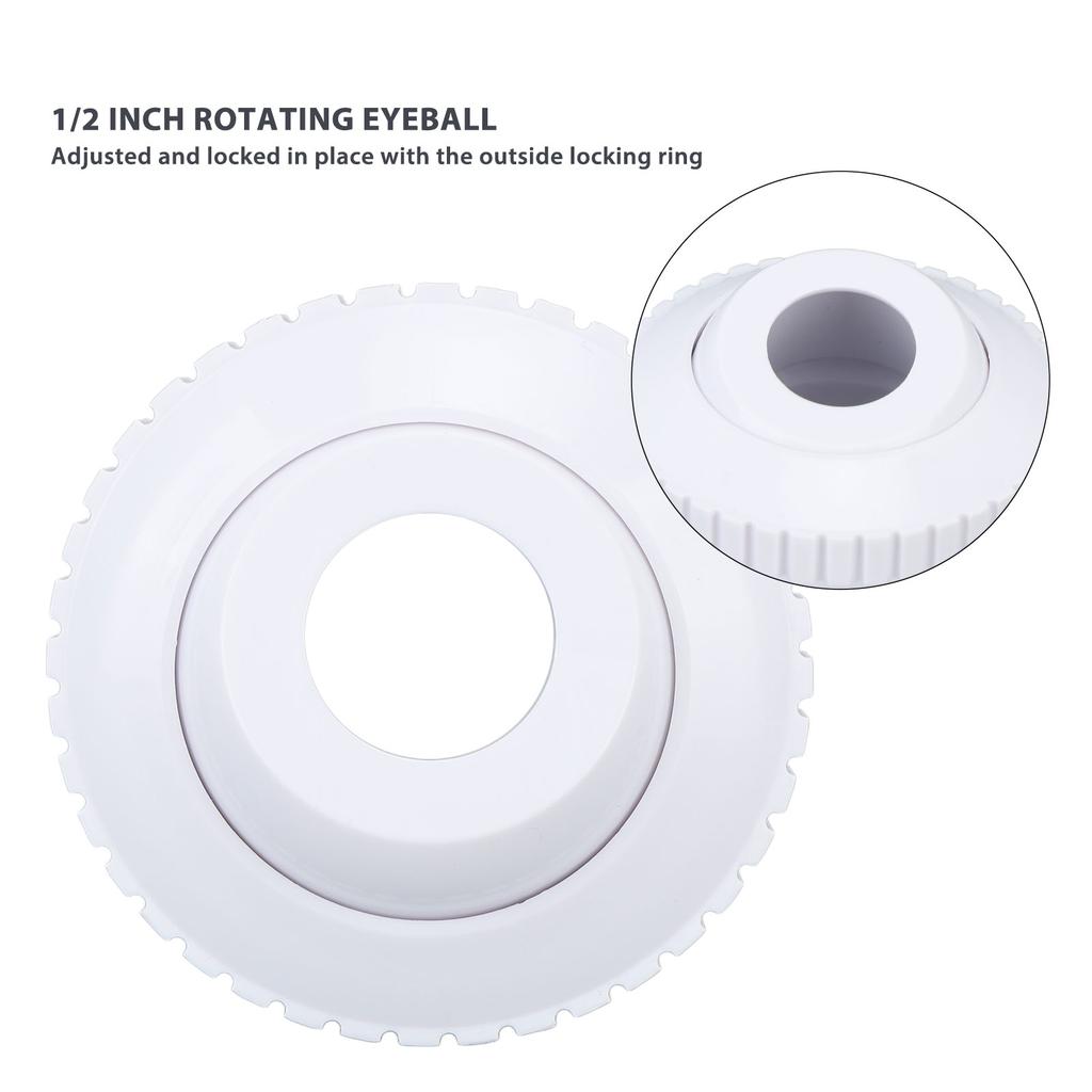 3pcs Pool Jet Nozzles Rotating Adjustable Water Directional Controllable Speed Flow Eyeball Inlet Jet for SP1419D