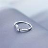 New Simple Triangle Temperament 925 Sterling Silver Jewelry Personality Geometric Popular Opening Rings  TYB001