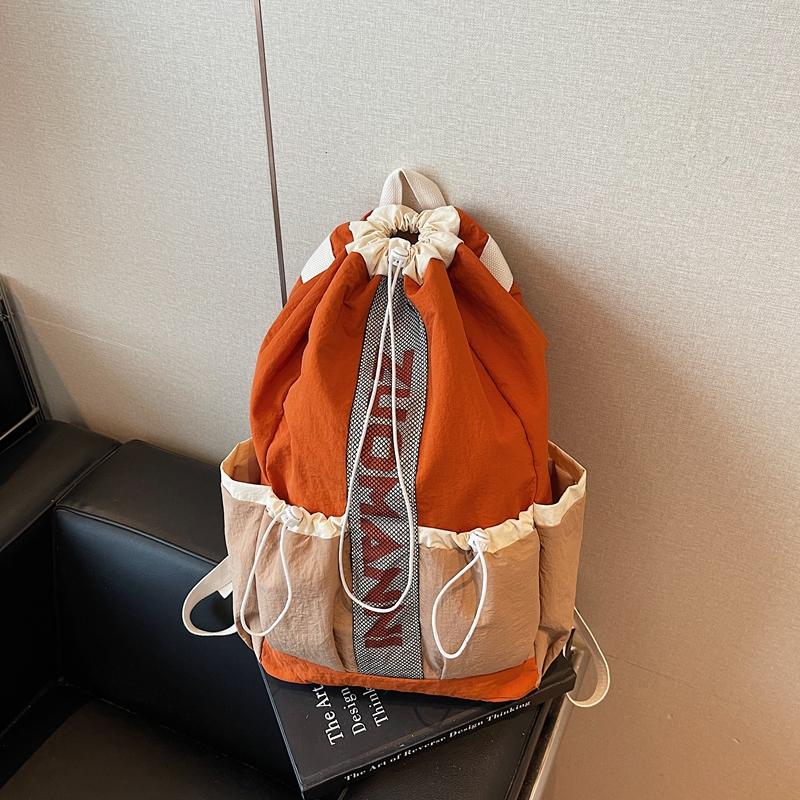 Versatile Drawstring Backpack - Lightweight Sports Bag for Tennis & Badminton Rackets, Perfect Gym & Travel Pack