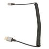 Mciro HD Multimedia Interface Spring Adapter Cable 4K 60Hz 18Gbps High Speed Cable for Tablet Camera TV Monitor HD Male