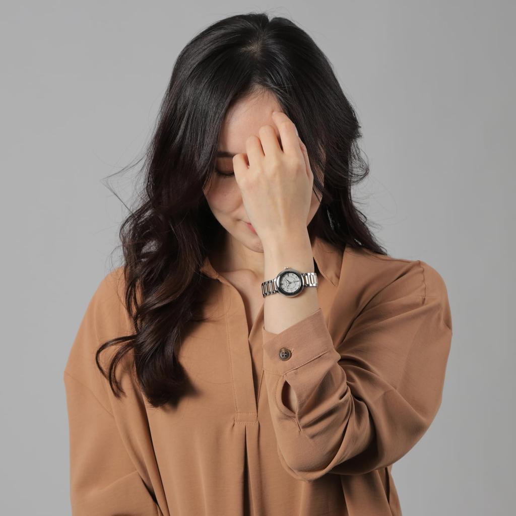 Solar watch for all stainless MOP [Mauro Gerardi] women, steel, dial, MJ070-1