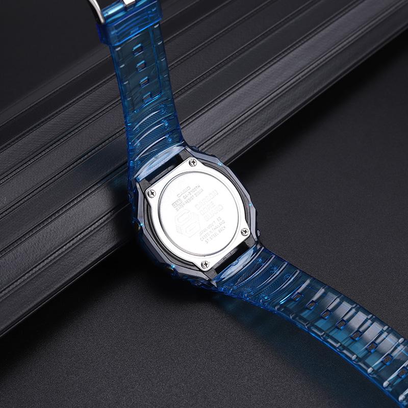 Σετ λουράκι ρολογιού TPU/σιλικόνης/καουτσούκ Μαλακό και ελαφρύ Ζελέ Διαφανές μαύρο μπλε μονόχρωμο λουράκι θήκη Για CASIO G-SHOCK GA2100