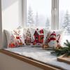 Reindeer Christmas Pillow Covers 2D Printed Xmas Pillowslip Atmosphere Throw Cushion Case Sofa