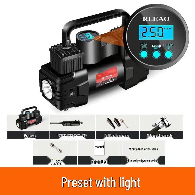 Portable 12V Single Cylinder Electric Car Tire Air Pump