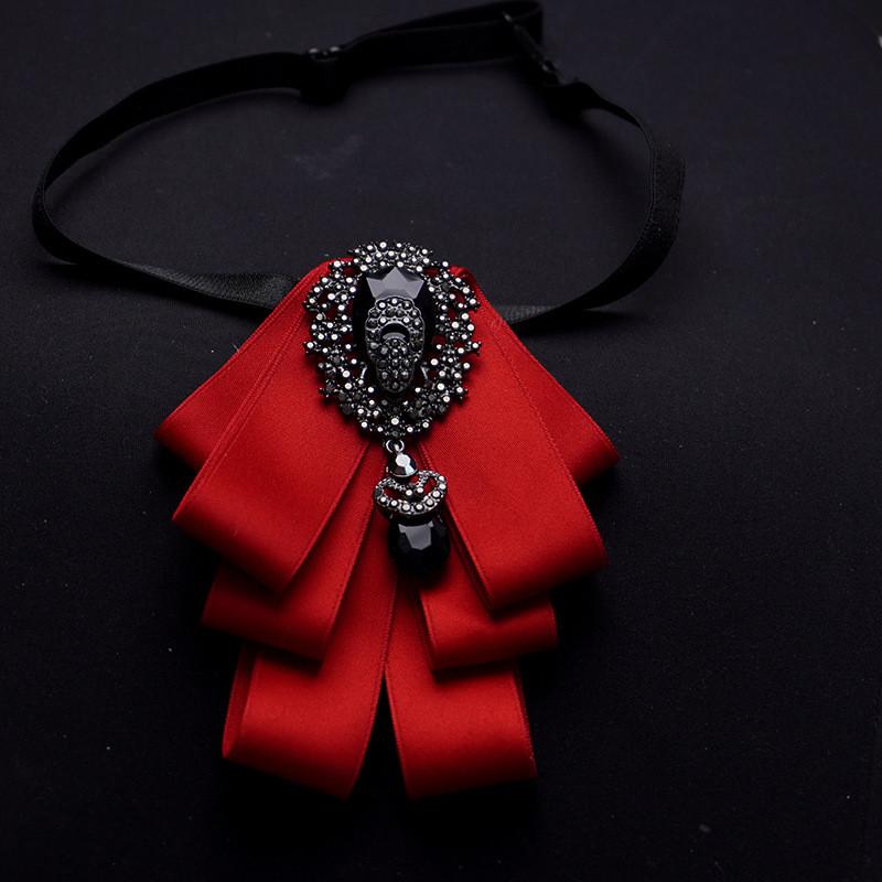 Mens Luxury Korean Suit Shirt Bow Tie Wedding Grooms Gift Heartshaped Lapel Accessory