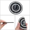 WDM2 2026 Hot Interior Stickers 2pcs Car Cup Holder Non-Slip Cup Coaster Silicone Pad Mat Auto Accessories For Lexus CT ES GS NX IS25