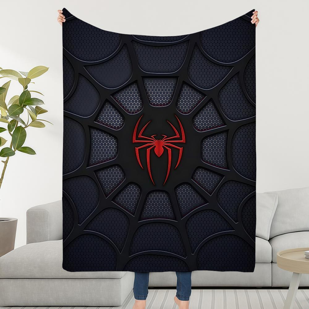 Blanket Throw Super Cosy Plush Living M-ManS S-SpiderS-ES Room Sofa Couch Childish Logo Birthday Gifts