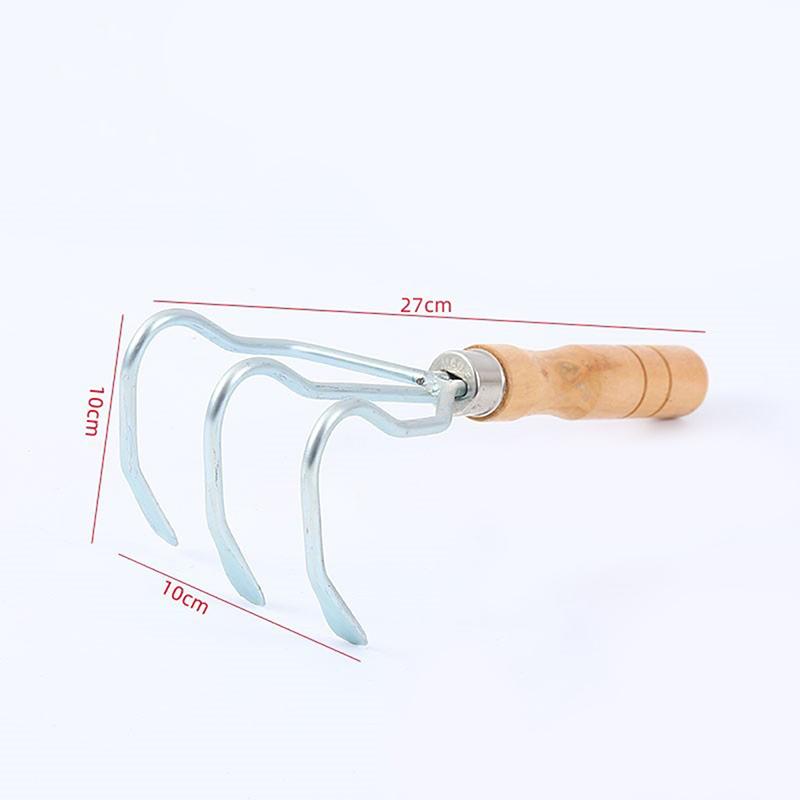 

4-футовые грабли Грабли Грабли Грабли Море Ру Приземистый Приливный Опыт Устрица Хами Приливная Равнина Калкуридо Сад Ферма 10*10*27cm