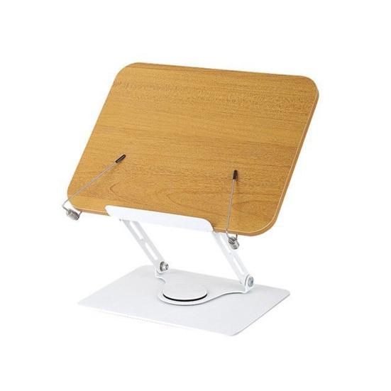 Rotating Folding Reading Stand Adjustable Book Holder with 360° Rotating Bases Foldable Designs