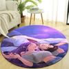 1pc KPop Demon Hunters18 Design Printed Area Round Carpet for Bedroom Living Room Home Decor Rugs Mat Non Slip Mat Rug for Bedside
