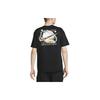 Nike Max90 Sportswear Letter Logo Casual Pullover Loose Short Sleeve T-Shirt Men T-Shirts Black FV4047-010