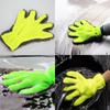1/2Pcs Car Wash Gloves Microfiber Wipe Car Sponge Scratch Free Car Wash Cleaning Coral Velvet Double-Sided Cleaning Tool