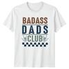 Badass Dads Club Rock Hand Fathers Day Graphic TShirt
