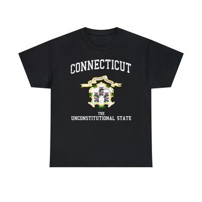 Connecticut The Unconstitutional State Graphic T-Shirt, Sizes S-5XL