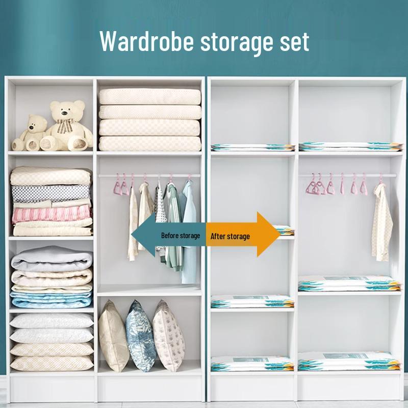 Waterproof Vacuum Storage Bag for Clothes, Quilts, and Jackets - Moisture-Proof and Space-Saving Solution