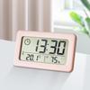 Minimalist Battery Powered Clock with Integrated Thermo Hygrometer for Home Or Office