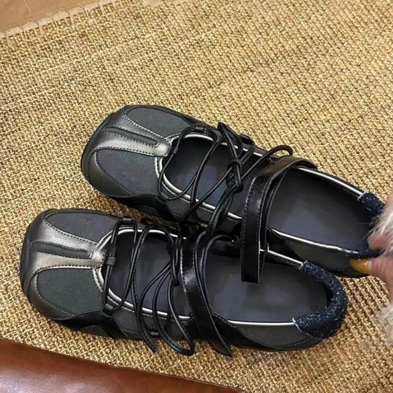 Fashion Women's Sneakers 2025 Designer Casual Sports Shoes Mary Janes Spring New Soft Ballet Flats Fashion Comfortable Women Flats