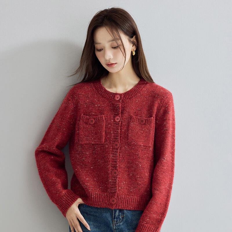 Женский кардиган INMAN из смесовой шерсти в французском ретро стиле L