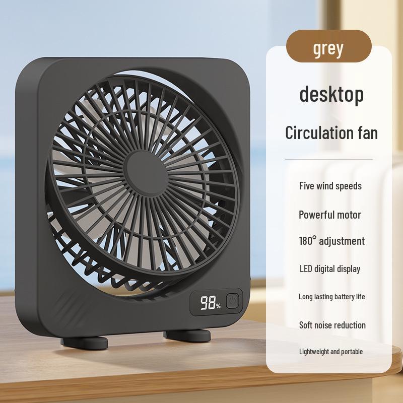 USB Mini Desktop Clip Fan - Ultra-Quiet, Multi-Functional for Dorms & Offices