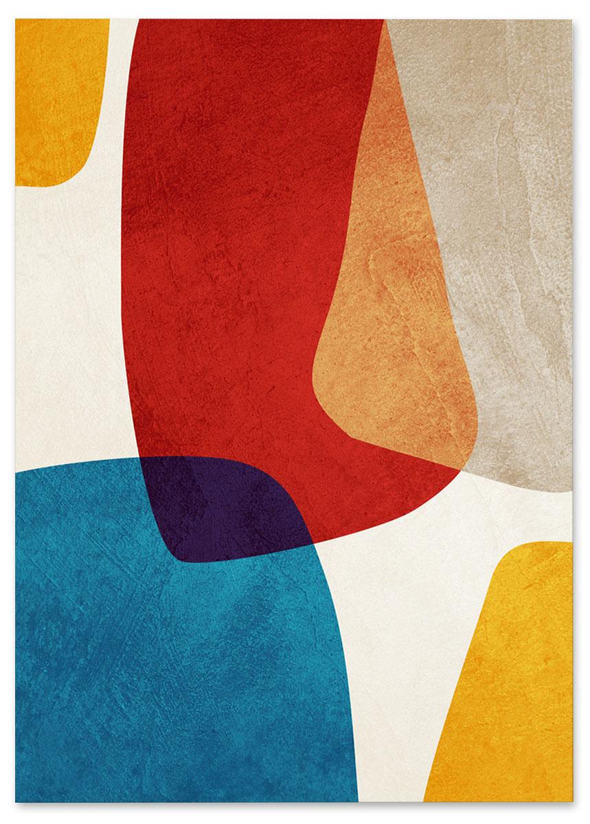 

Плакат абстракція кольорова 30x40 cm