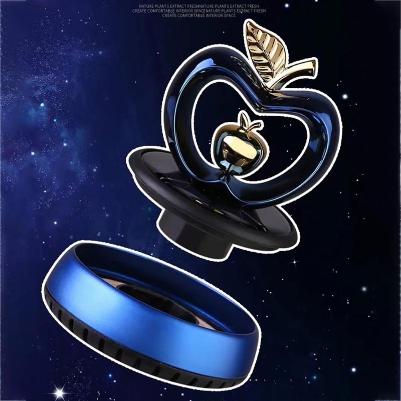 Solarbetriebener Auto Lufterfrischer Herz Designs Langanhaltend Blume Duft Auto Duftstoffe Schmuckstück für Armaturenbrett Dekoration