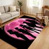 ANIME S-SAILOR-MOON Floor Mat Soft Thickened Non-Slip Door Mat for Living Room Home Decor Flannel Rugs