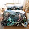 Neues Dragon Quest Bettwäscheset Einzelbett Twin Bett Vollbett Queen Size King Size Bettwäscheset für Erwachsene Kinder Schlafzimmer Bettbezug-Sets Anime