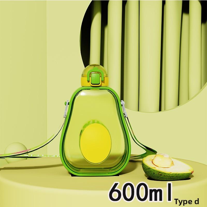 Avocado Kids Water Cup With Straw And Leakproof Design For Travel