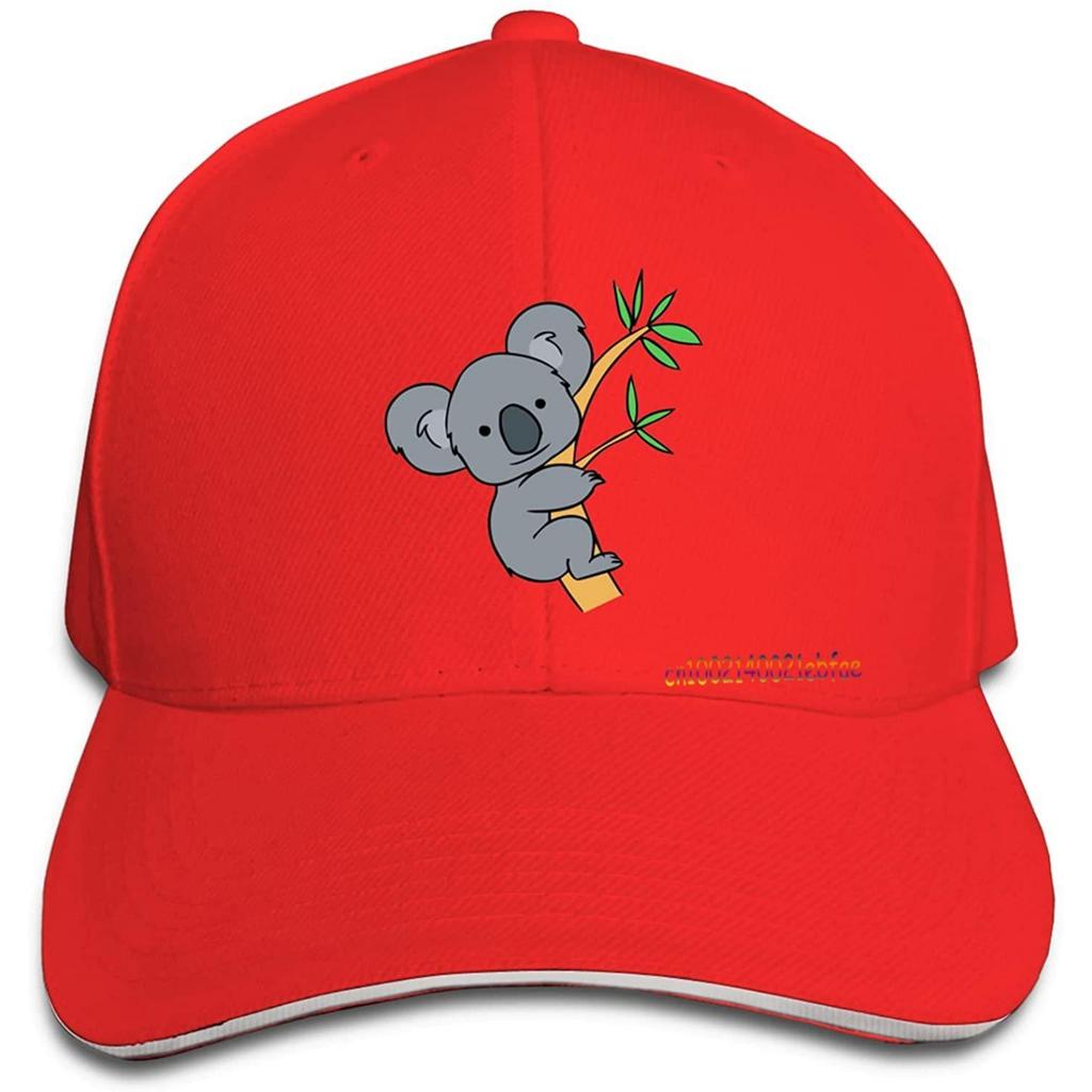 Koala Bear Baseball Hat Sandwich Cap Sun Hats Vintage Unisex Adjustable of Washable Trucker Caps