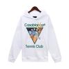 Casablanca Autumn/Winter Terry Cloth Hoodie with Letter Color Print