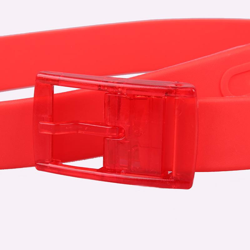 Scented Unisex Silicone Belt with Plastic Buckle - Metal-Free, Candy Color
