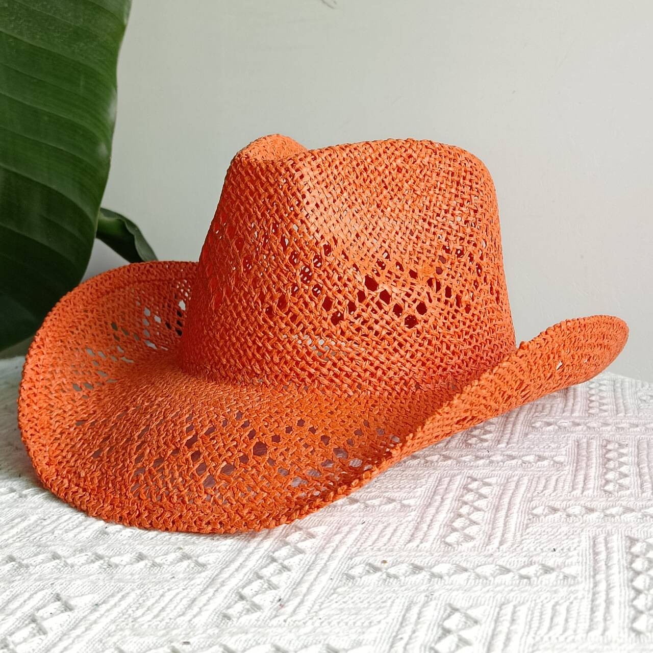

Summer denim hat, unisex vintage elegant straw hat fedora top hat Panama hat travel beach hat wholesale S56-58cm