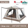 4-6 Person Outdoor Automatic Quick Open Tent Rainfly Waterproof Camping Tent Family Outdoor Instant Setup Tent with Carring Bag
